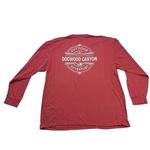 Dogwood Canyon Shirt Mens XL Red Buffalo Long Sleeve Outdoor Adventure